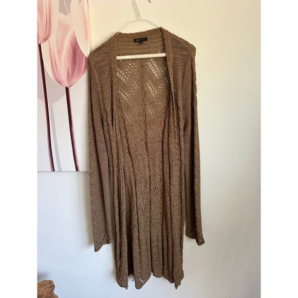 BCBGMAXAZRIA Gorgeous Long cardigan Size L - Picture 1 of 4